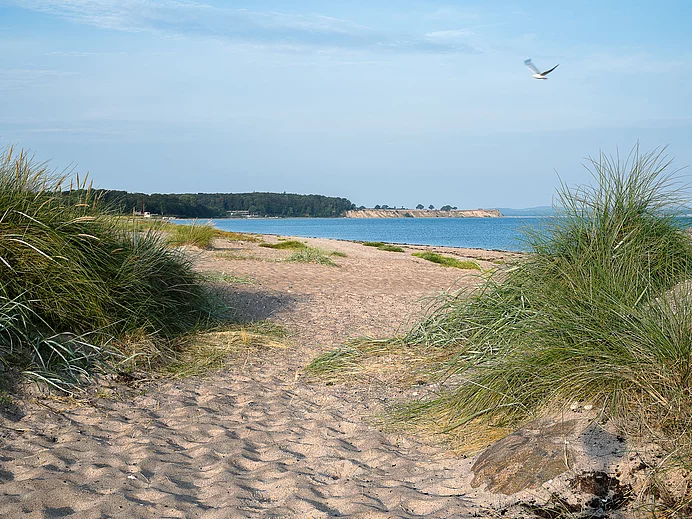 Zugang zum Weißenhäuser Strand